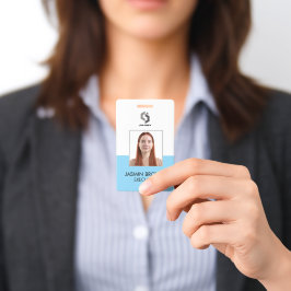 Crachá de Nome & Código QR Personalizado para Func