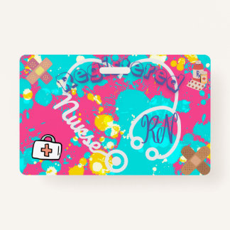 Crachá de Nome de Enfermeiro Registrado