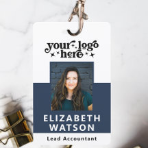 Crachá de Nome de Funcionário com ID de Evento Per
