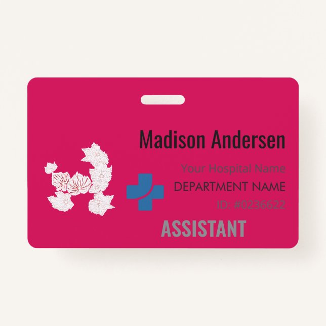 Crachá de Nome Personalizado - Holder.Reel.Pin.ID. (Frente)