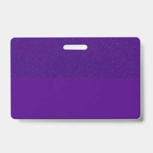 Crachá de Nome Roxo Superior da Glitter - Personal