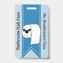 Crachá de Passagem do Salão de Banheiras da Escola