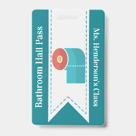 Crachá de Passagem do Salão de Banheiras da Escola