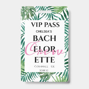 Crachá de PASSAGEM VIP para Festa de Despedida de