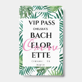 Crachá de PASSAGEM VIP para Festa de Despedida de