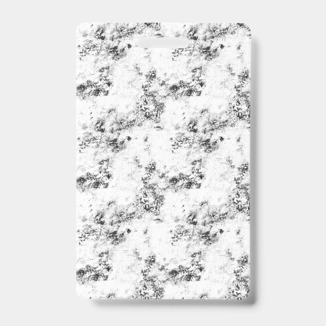 Crachá de Plástico | Placa de Identificação Horizo (Frente)