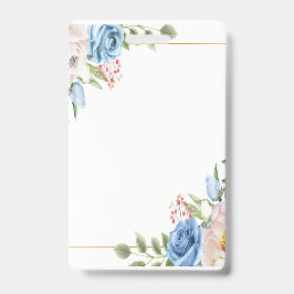 Crachá de plástico - Vertical