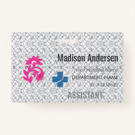 Crachá de PVC do Funcionário - Personalizado.Event