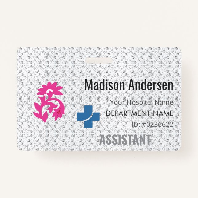 Crachá de PVC do Funcionário - Personalizado.Event (Frente)