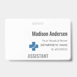 Crachá de PVC Personalizado - Funcionário.Evento.D