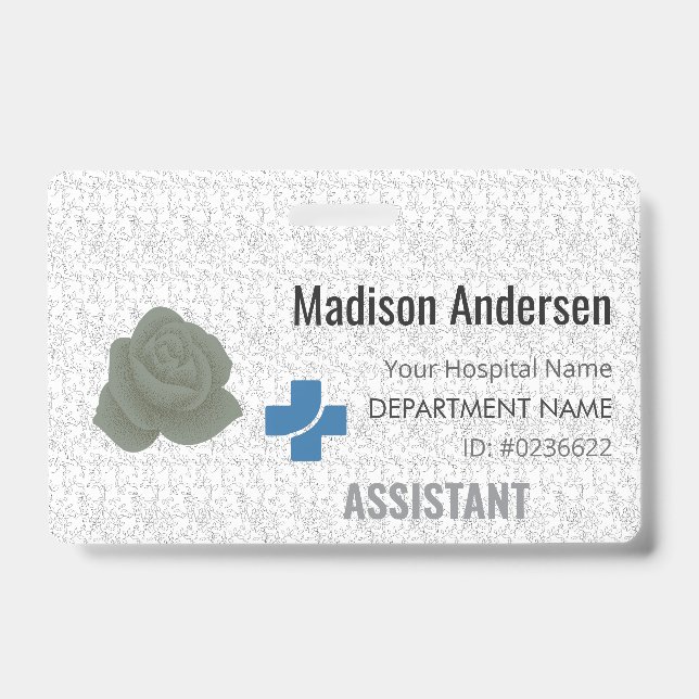 Crachá de PVC Personalizado para Funcionários. Res (Frente)