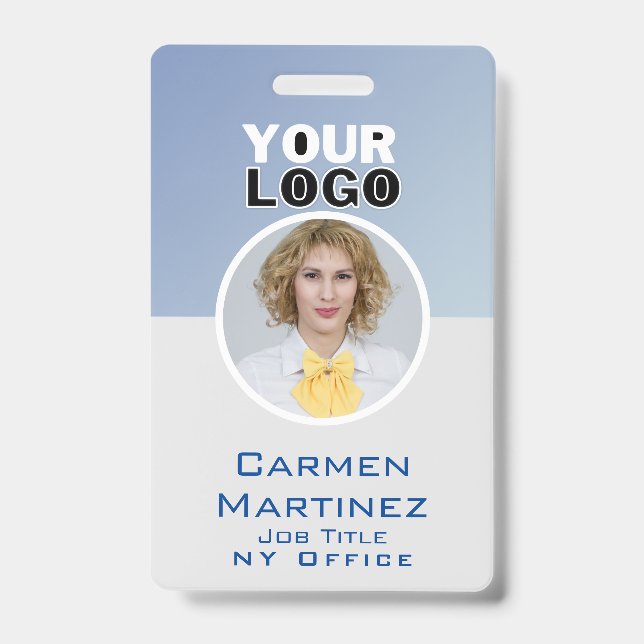 Crachá de Segurança da Empresa com Código de Barra (Frente)