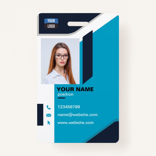 Crachá de Segurança da Empresa para ID de Foto do  (Frente)