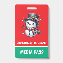 Crachá de Segurança de Férias