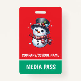 Crachá de Segurança de Férias