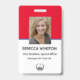 Crachá de Segurança de ID de Fotografia da Empresa