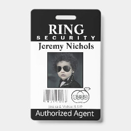 Crachá de Segurança do Bearer de Toque