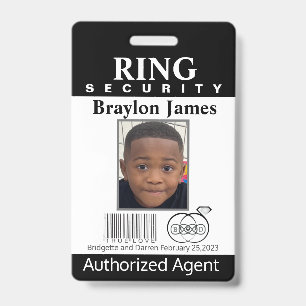 Crachá de Segurança do Bearer de Toque