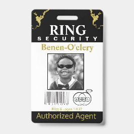 Crachá de Segurança do Bearer de Toque