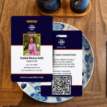 Crachá de segurança do Marinho profissional: Foto