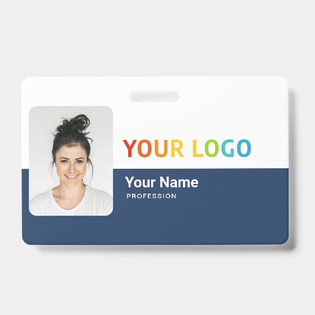 Crachá de Segurança Personalizado para Funcionário (Frente)