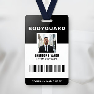 Crachá de Segurança Privada Identificação de Guard
