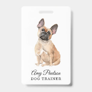 Crachá de Serviços Pet do Treinador de Cães