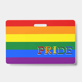 Crachá de Sinalizador Arco-Íris e LGBT, Orgulho