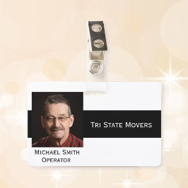 Crachá de Texto Personalizar Personalizado Duplo L