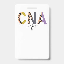 Crachá de trabalho de CNA 