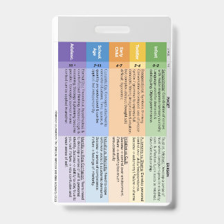 Crachá de Vida Infantil (Vertical)