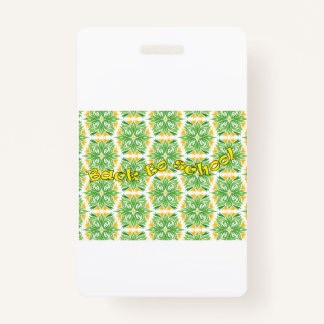 Crachá De volta à escola