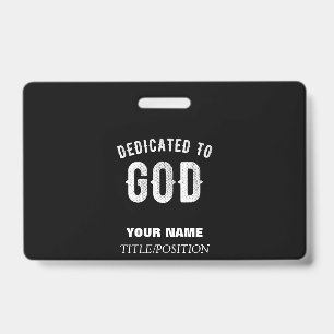 CRACHÁ DEDICADO A DEUS TEXTO BRANCO RESFRIADO PERSONALIZÁ