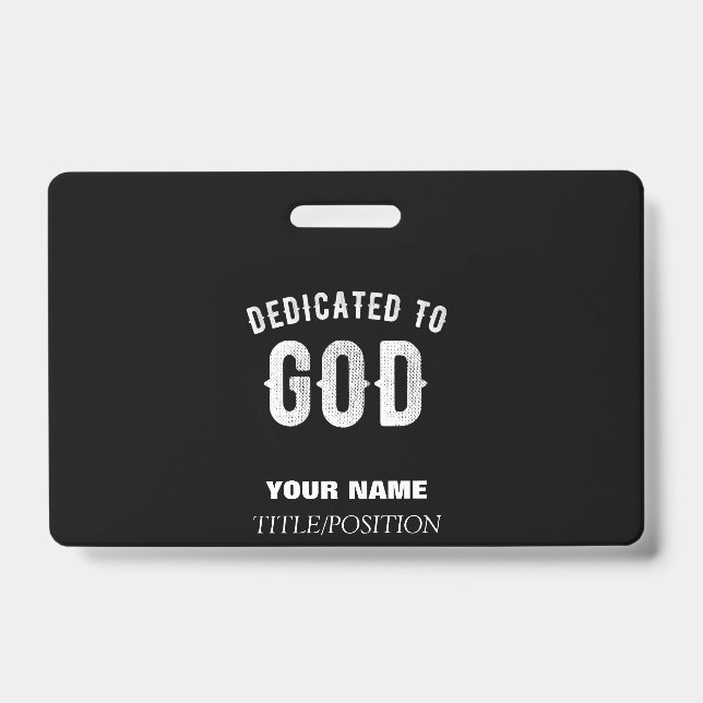 CRACHÁ DEDICADO A DEUS TEXTO BRANCO RESFRIADO PERSONALIZÁ (Frente)