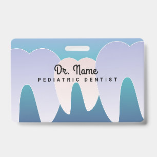 Crachá Dentista Pediátrico Odontologia Dente Ombre