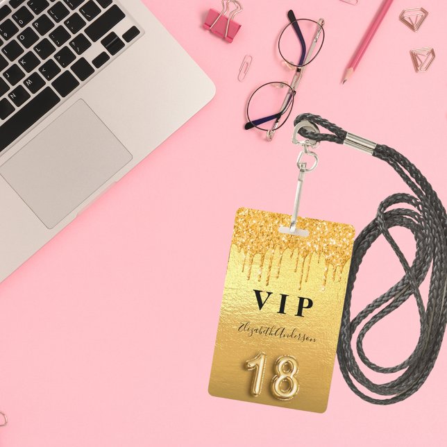 Crachá Derramamento metálico de 18 anos (Criador carregado)