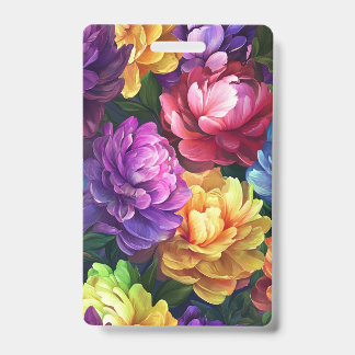 Crachá Desenho de Flores