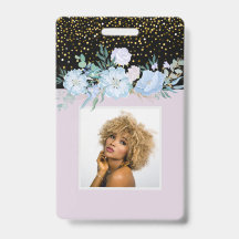 Design Blue Floral Business ou Event Stationer