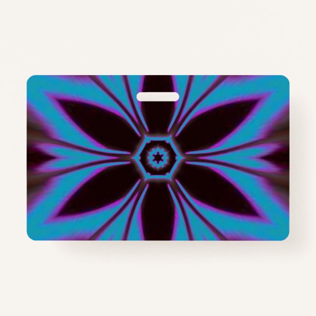 Crachá design da flor (Frente)