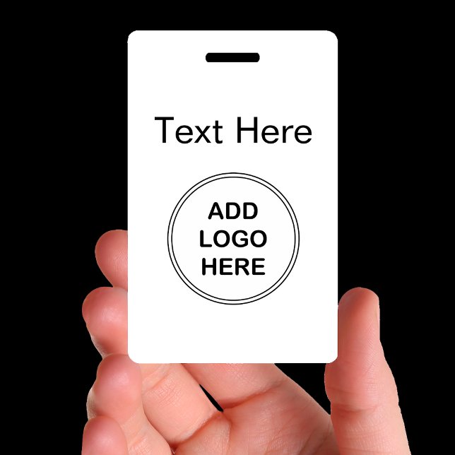 Crachá Design de logotipo da empresa (Criador carregado)