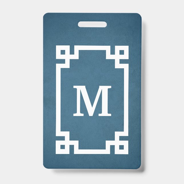 Crachá Design Monograma (Frente)