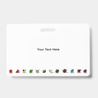 Crachá Designs de gelo da classe Dungeons e Dragon