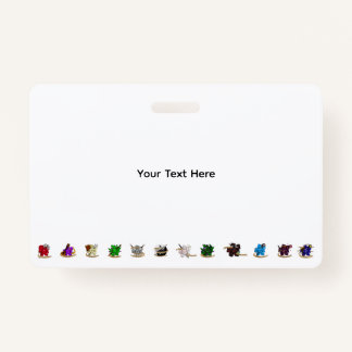 Crachá Designs de gelo da classe Dungeons e Dragon