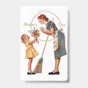 Crachá Dia das Mães Vintage