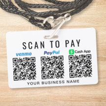 Digitalize para Pagar Códigos QR do Paypal Venmo C