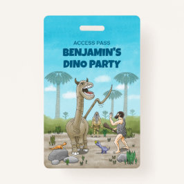 Crachá Dinossauros atendem à idade da pedra