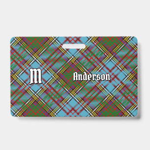 Crachá Distintivo Clan Anderson Tartan
