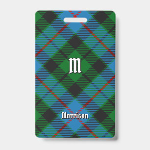 Crachá Distintivo de Caça Clan Morrison Tartan