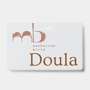 Crachá Distintivo de Doula da MB