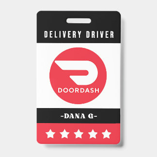 Crachá Distintivo Door Dash